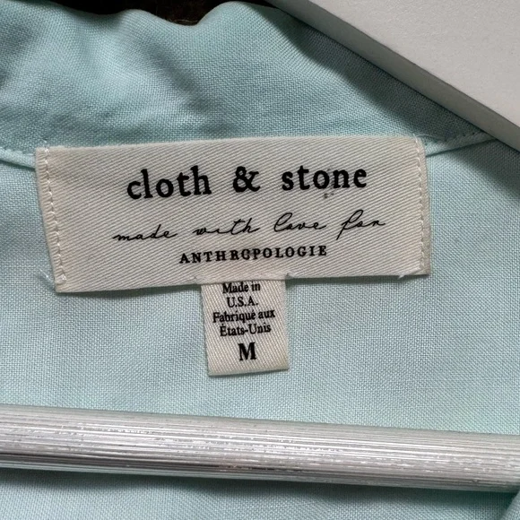 Cloth & Stone Tie-Front Buttondown size M - Picture 3 of 5